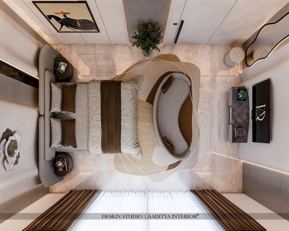Experience modern luxury with this elegant bedroom design A perfect…