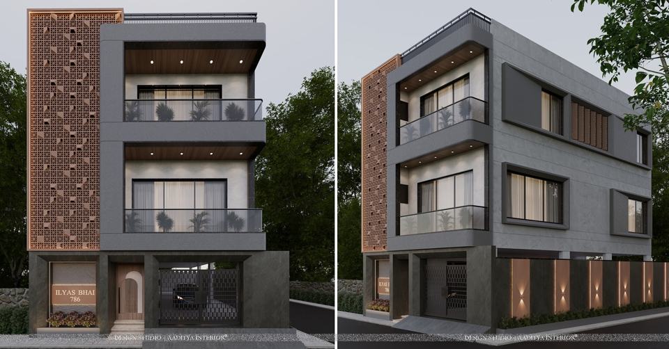 A modern façade that redefines sophistication and elegance in every…
