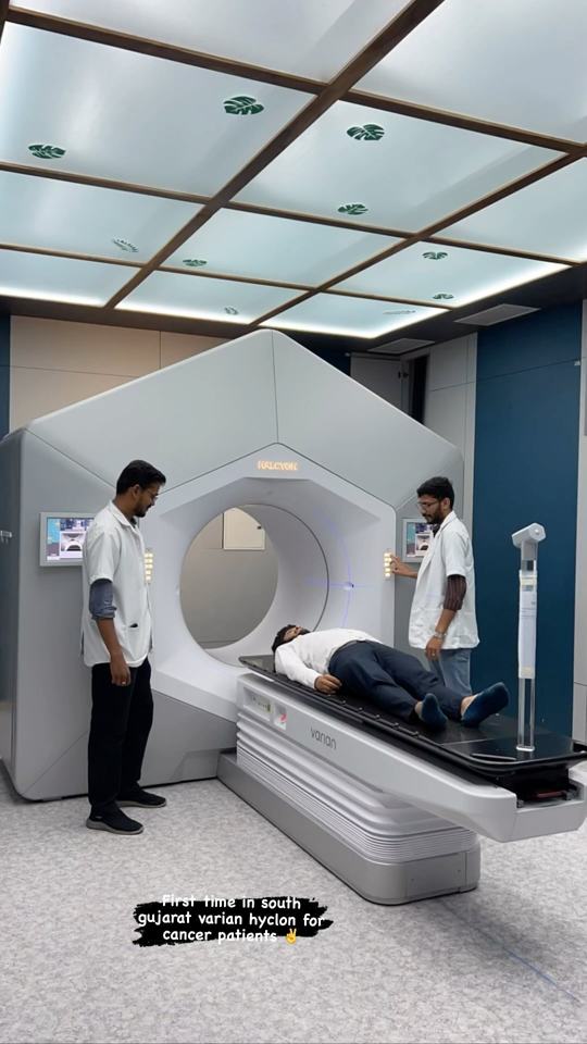 First time in south gujarat varian hyclone machine for cancer…