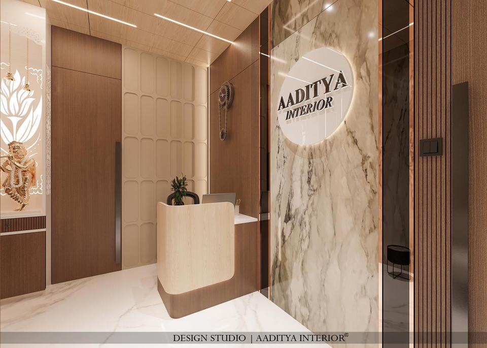 RECEPTION AREA DESIGN BY