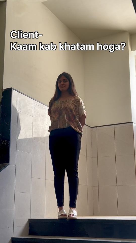 Jab tak client na pooche, kam hota hi nahi