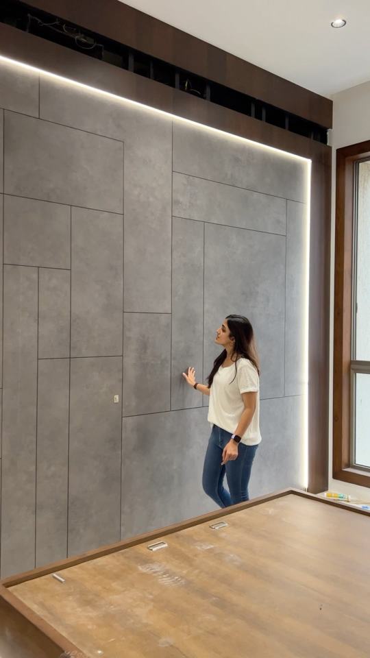 Hidden doors with this height gave us a blank Canvas to Showcase our…