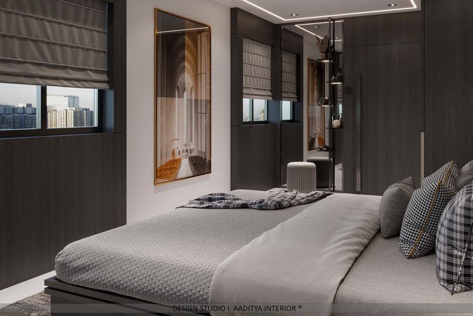A beautiful bedroom design featuring an abobey veneer and stanley… – photo 4