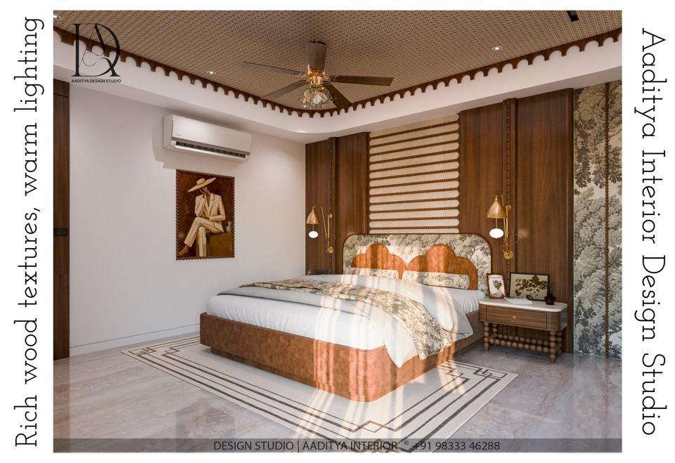Warm wood tones, elegant textures & ambient lighting – photo 3