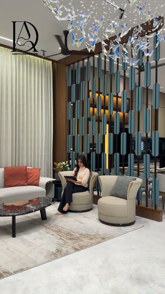 A partition that adds structure, style, and subtle separation