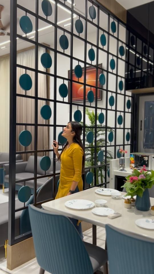 Kitchen dining partition design