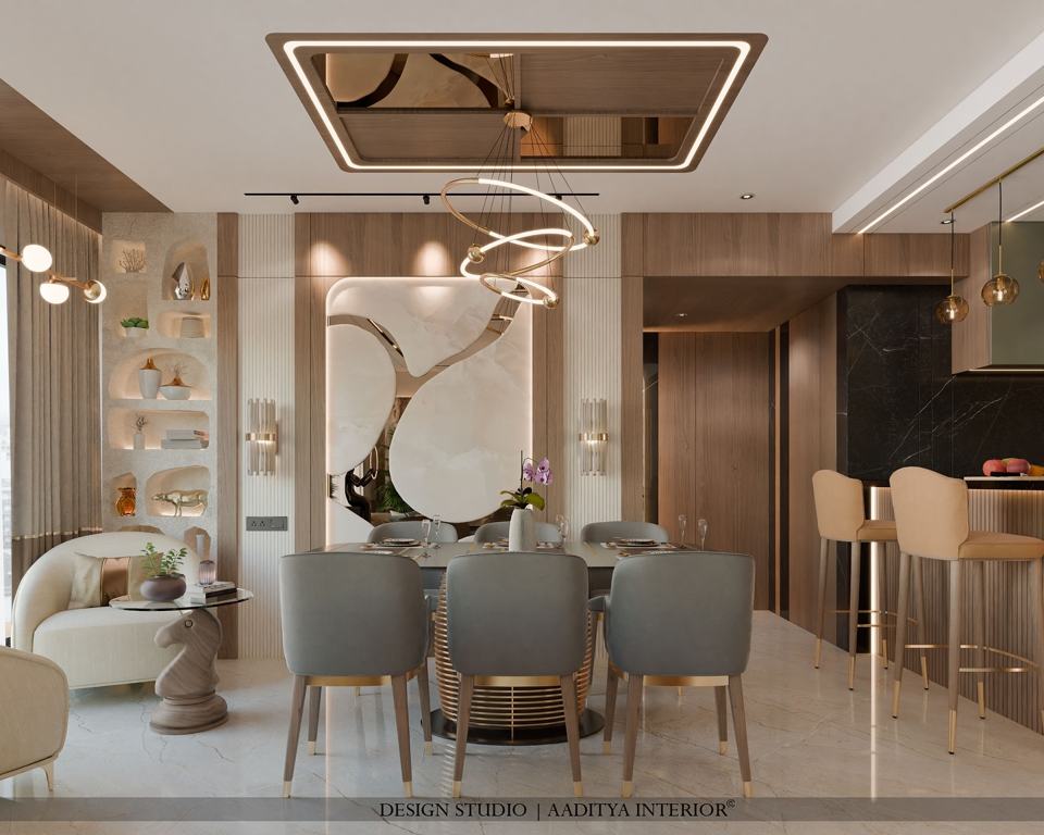 Where style meets space! A flawless fusion of the living, dining, and… – photo 7