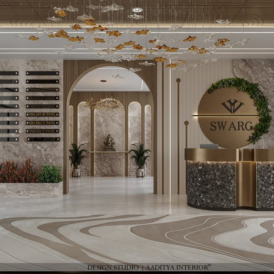 When we design entry foyer of building its look more luxurious then… – photo 2