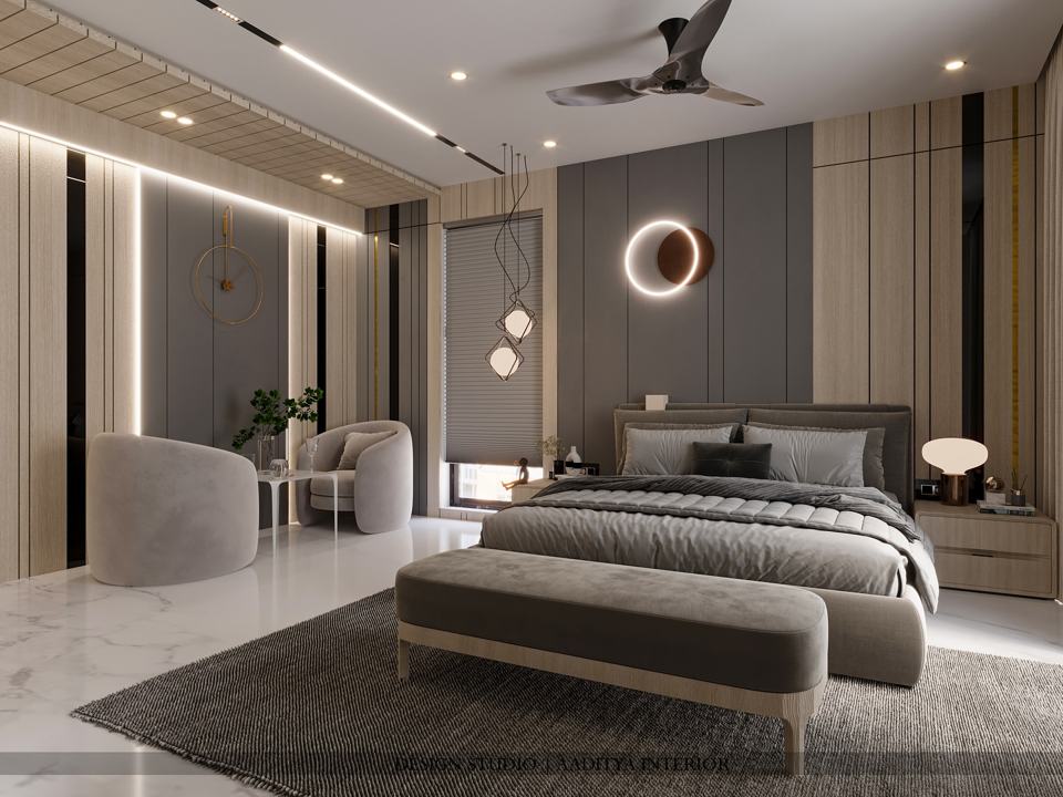 Step into serenity This master bedroom oasis is designed to elevate…