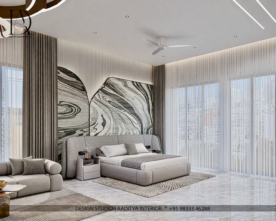 A bedroom designed for peace, style & elegance – photo 2
