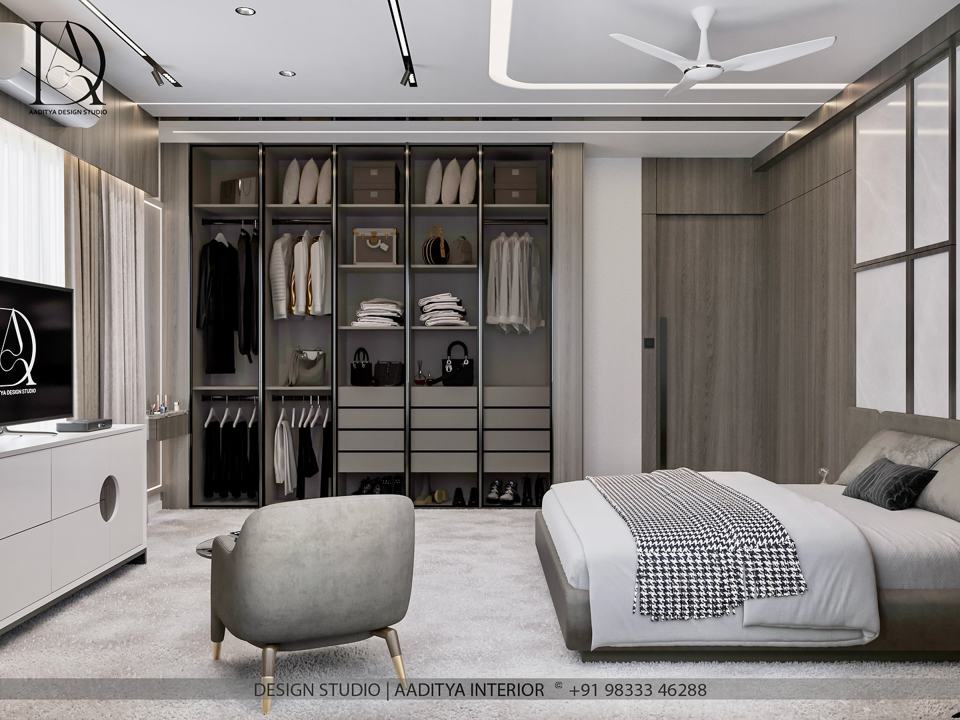 Aaditya Interiors brings you a bedroom where comfort meets class —… – photo 4