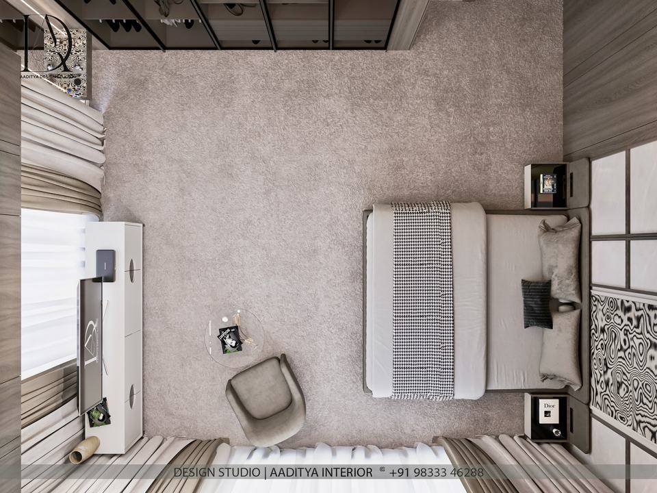 Aaditya Interiors brings you a bedroom where comfort meets class —… – photo 6