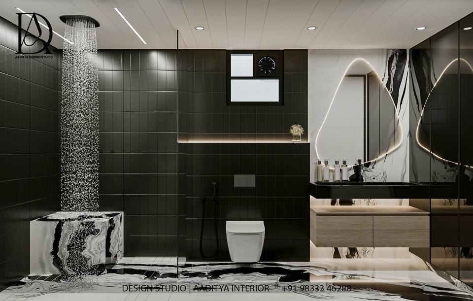 A black & white masterpiece designed to redefine modern bathing —…