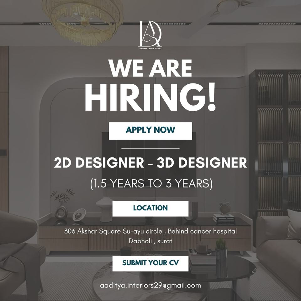 URGENT HIRE: 2D and 3D Designer (Immediate Start!)