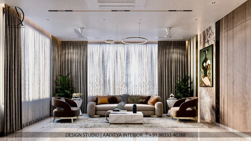Step into a living hall where comfort meets class — a space designed…