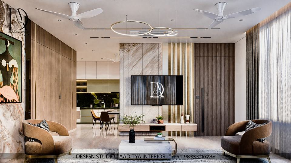 Step into a living hall where comfort meets class — a space designed… – photo 4