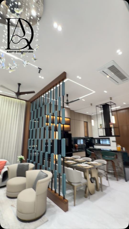 Living room and dining room full tour