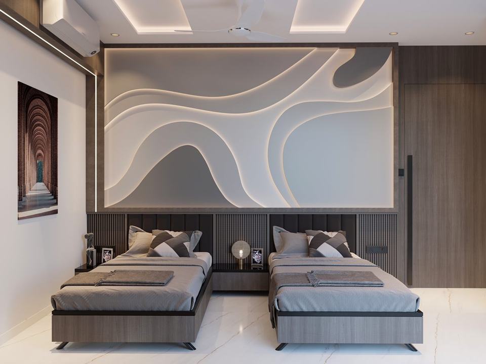 Bedroom for modern parents