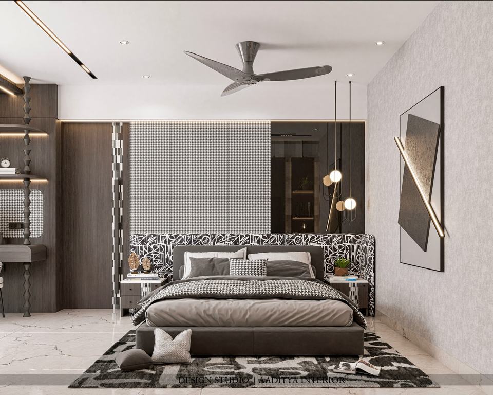 Dream in style, wake in elegance! This modern bedroom design blends… – photo 2