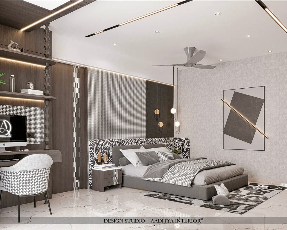 Dream in style, wake in elegance! This modern bedroom design blends… – photo 3