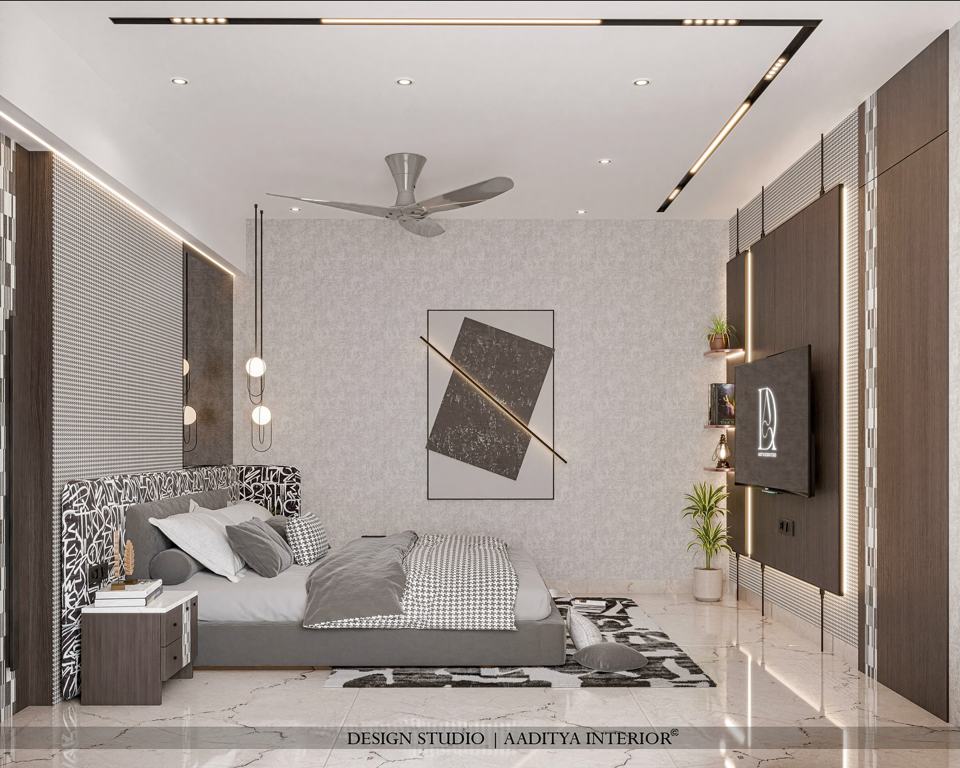 Dream in style, wake in elegance! This modern bedroom design blends… – photo 4