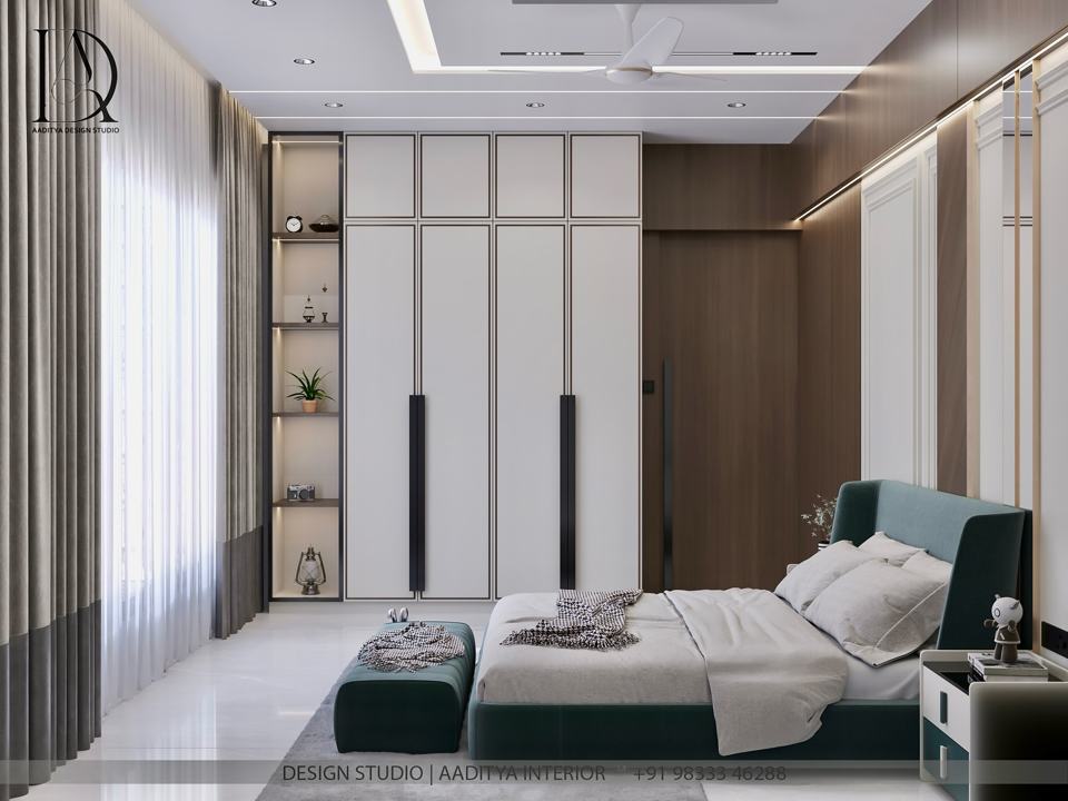 Aaditya Interiors brings a bedroom design that blends comfort,… – photo 3