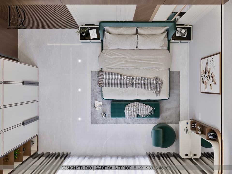 Aaditya Interiors brings a bedroom design that blends comfort,… – photo 5