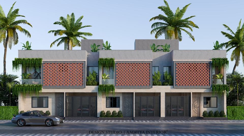 A perfect blend of modern design and natural elegance. Lush greenery,…