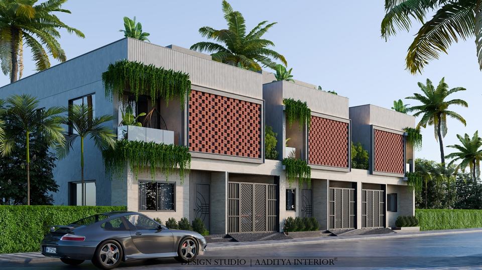 A perfect blend of modern design and natural elegance. Lush greenery,… – photo 2