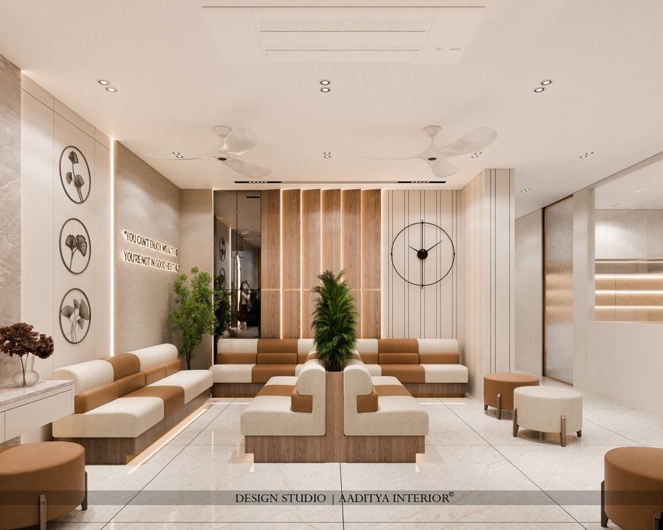 First impressions matter — our reception blends elegance, comfort,…