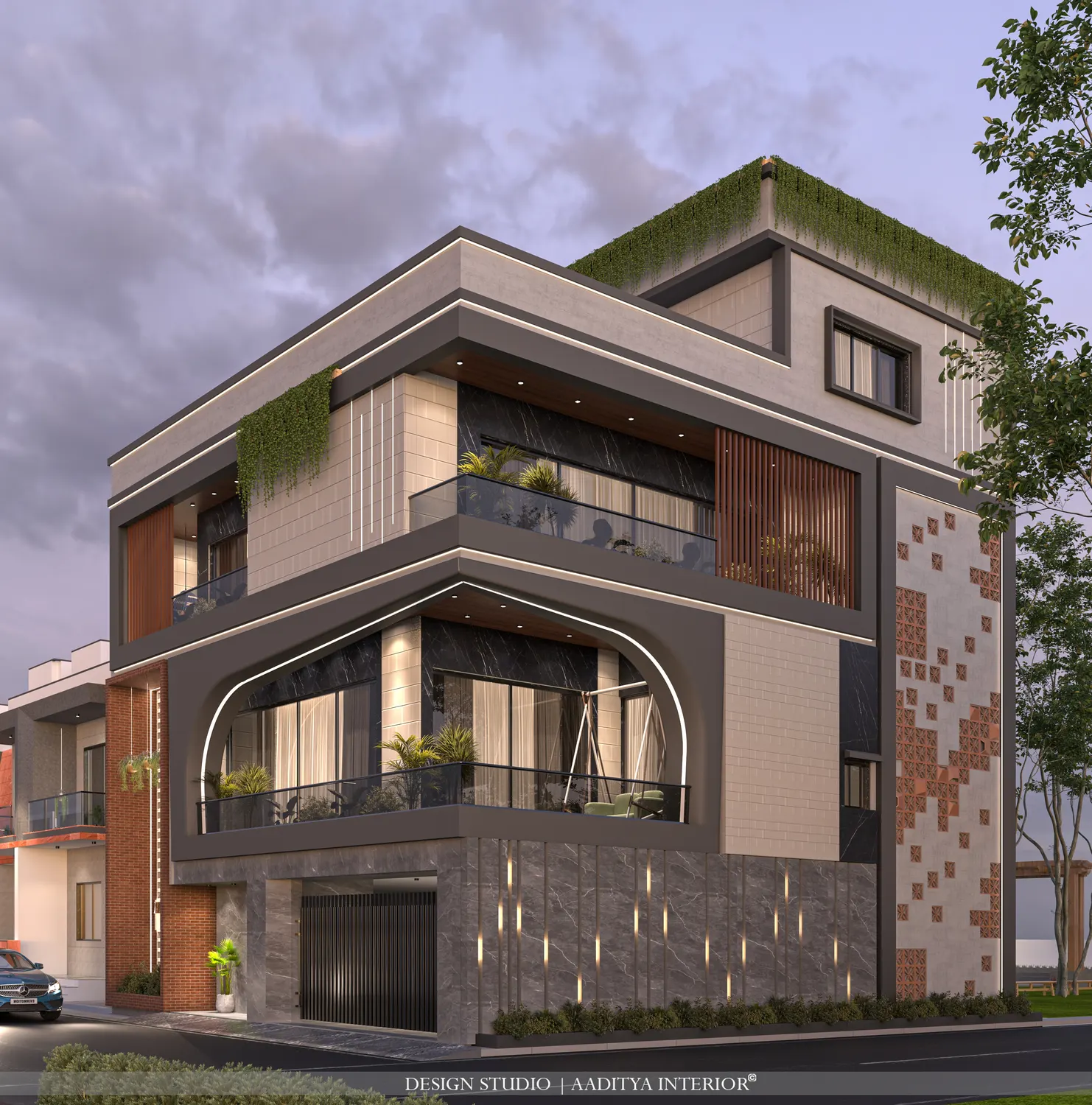 Arched Facade Residence