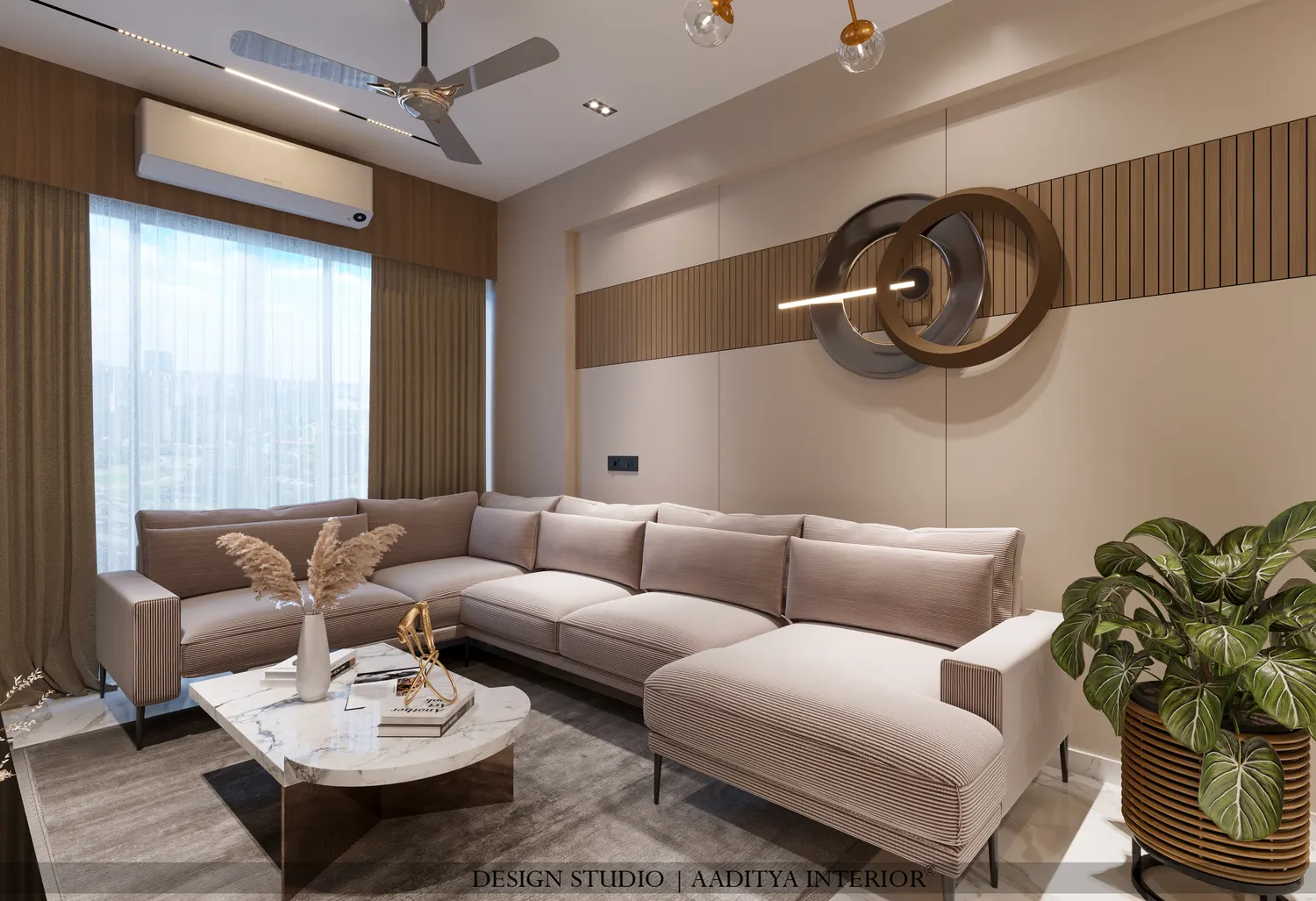 Arched Mural Residence