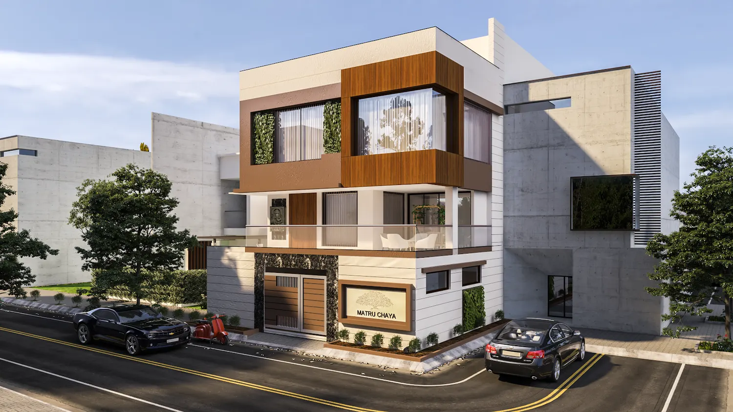 Corner Residence Elevation