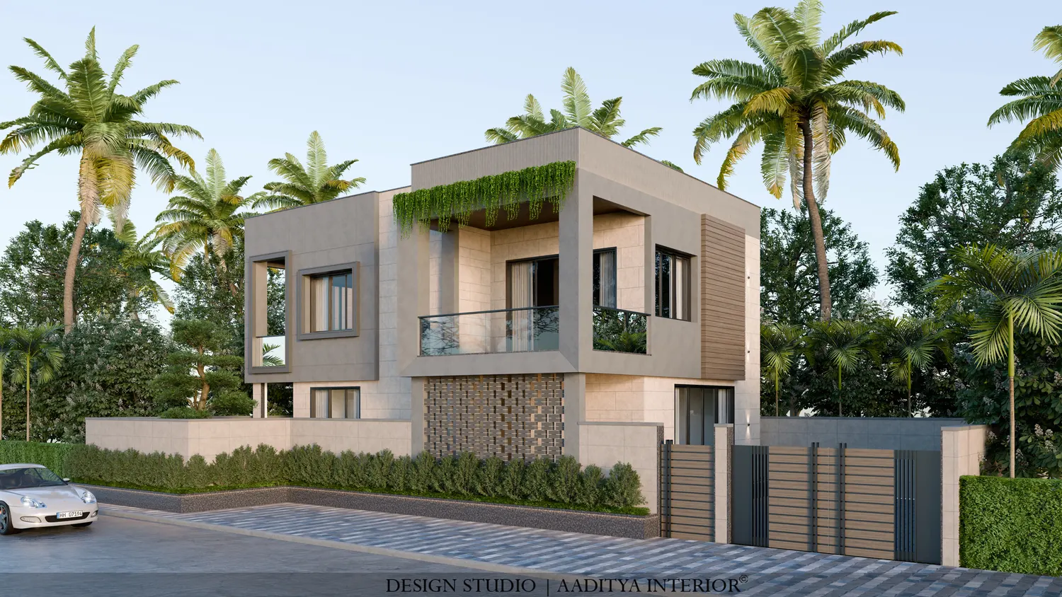 Modern Bungalow & Elevations