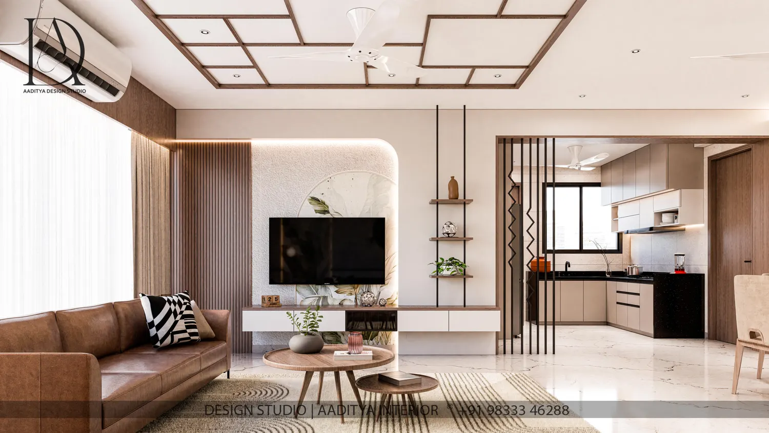 Lattice Ceiling Apartment