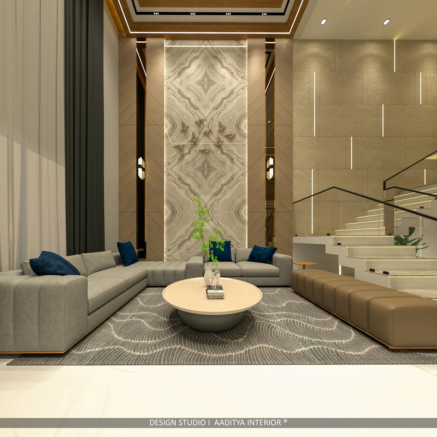 Bungalow & Villa Interior Design in Surat by Aaditya Interior