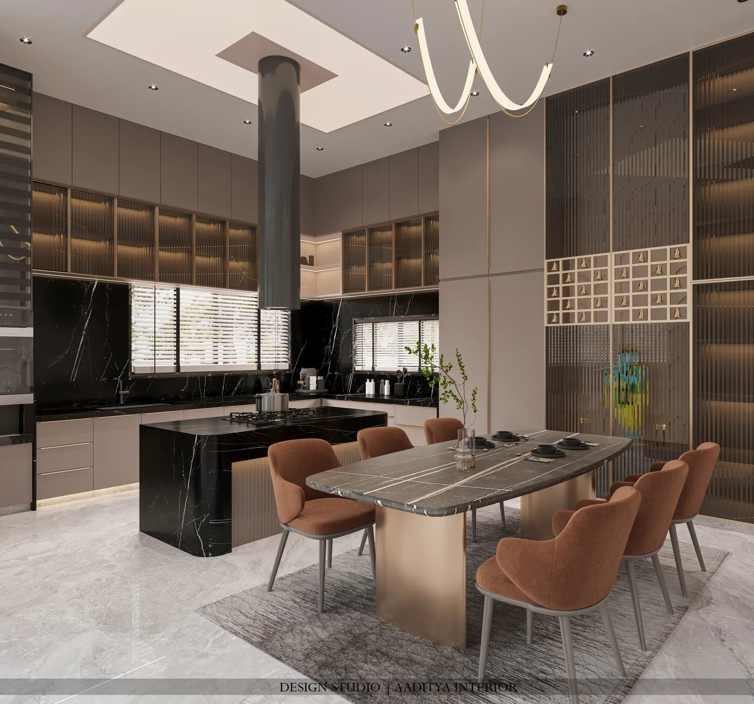 Pastel & Stone Residence