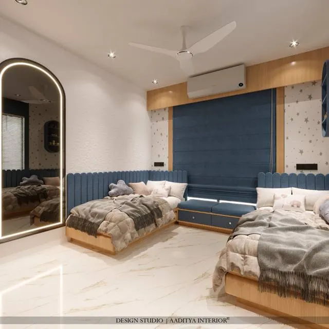 Apartment interior design – Antriksh 902, Surat (view 3)