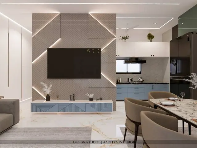 Apartment interior design – Astone Apartment, Surat (view 2)