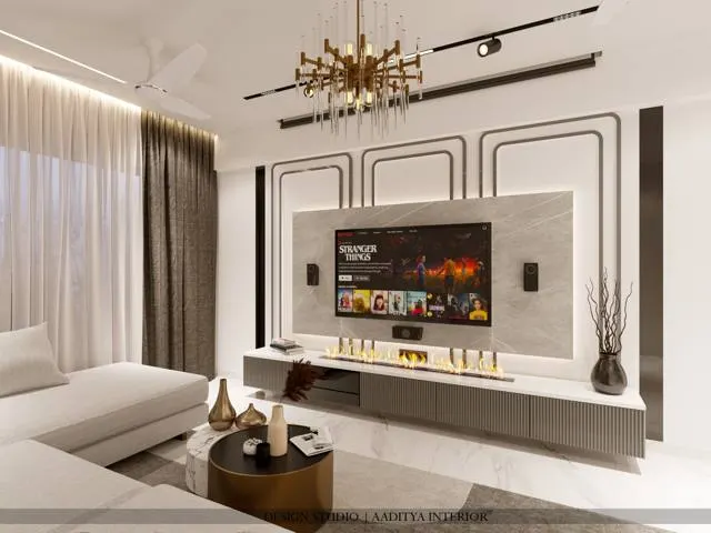 Apartment interior design – Atlantics C-1302, Surat (view 2)