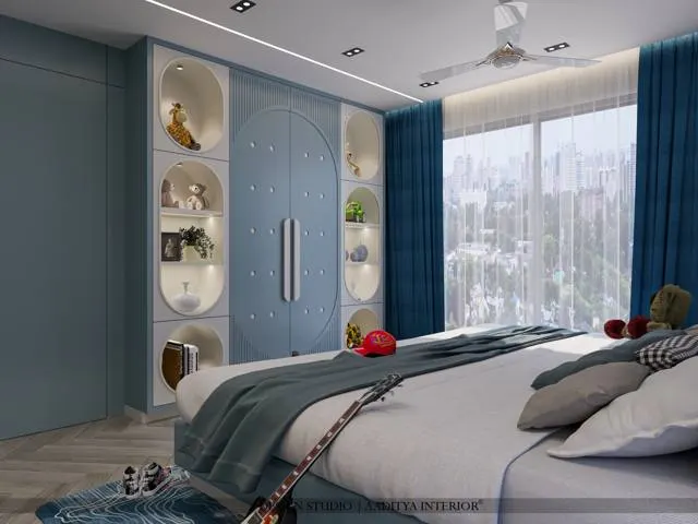 Apartment interior design – Bagban Lifestyle, Surat (view 3)