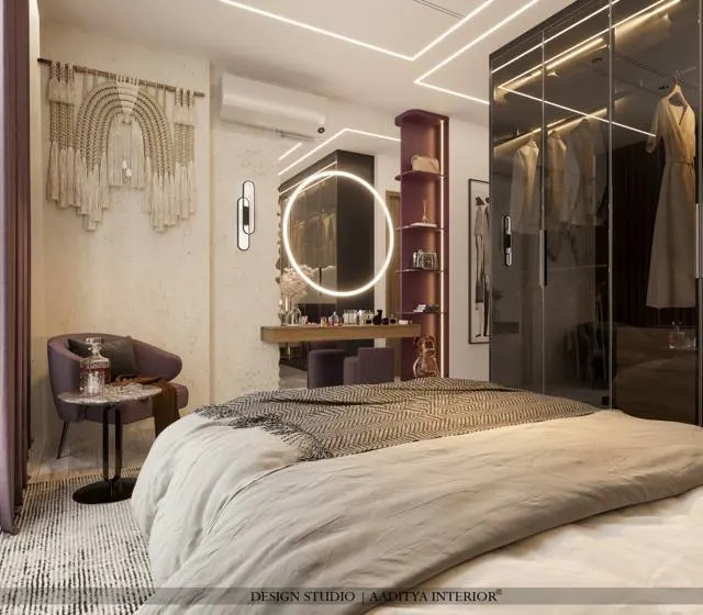 Apartment interior design – Shree Valley Residence, Surat (view 3)