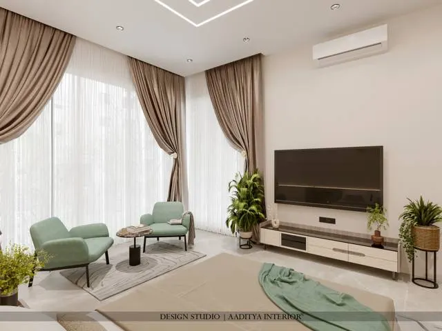 Bungalow interior design – Contemporary Bungalow, Bhavnagar (view 2)