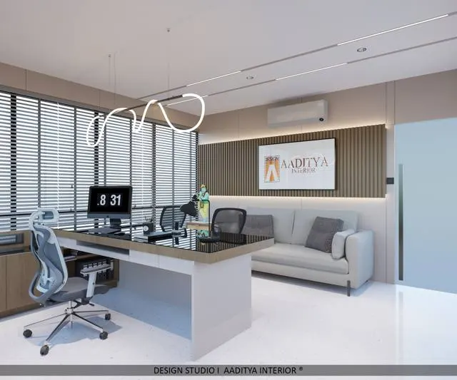 Corporate Office interior design – Office at Parle Square, Surat (view 5)