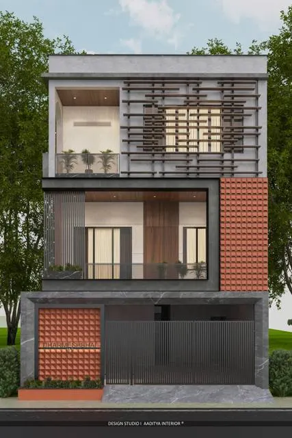 Bungalow & Elevation interior design – Avadh Bungalow, Surat (view 3)