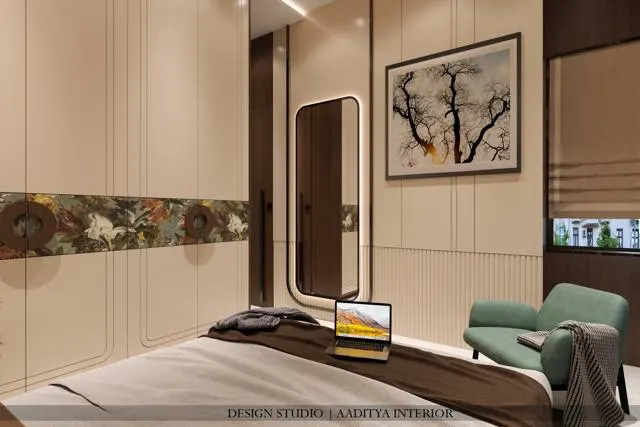 Apartment interior design – Dholiya Residence, Surat (view 5)