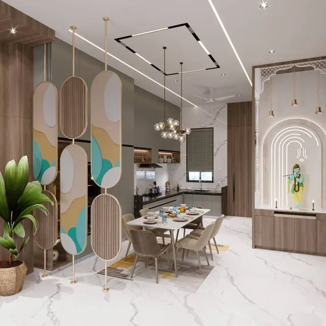 Apartment interior design – Dholiya Residence, Surat (view 12)
