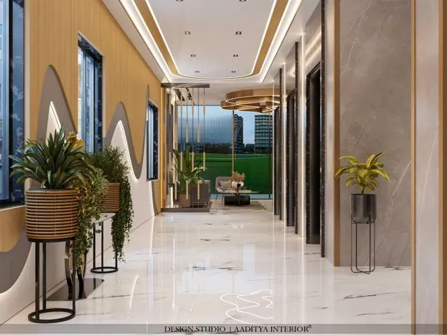 Office & Lobby interior design – Excellenza Office, Surat (view 4)