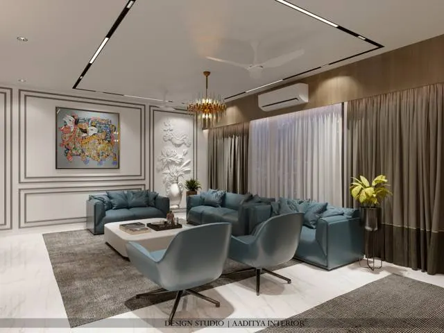 Apartment interior design – Golden Heaven, Varachha, Surat (view 2)