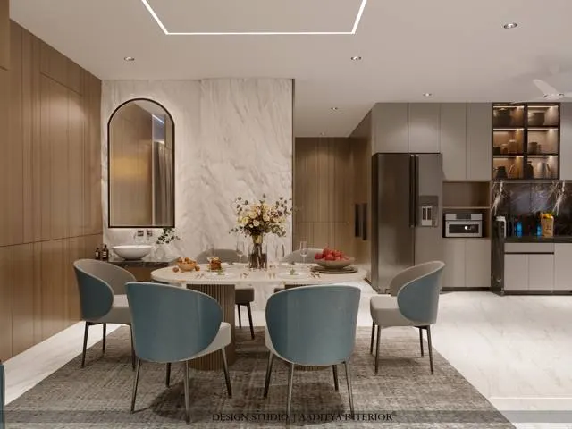 Apartment interior design – Golden Heaven, Varachha, Surat (view 4)